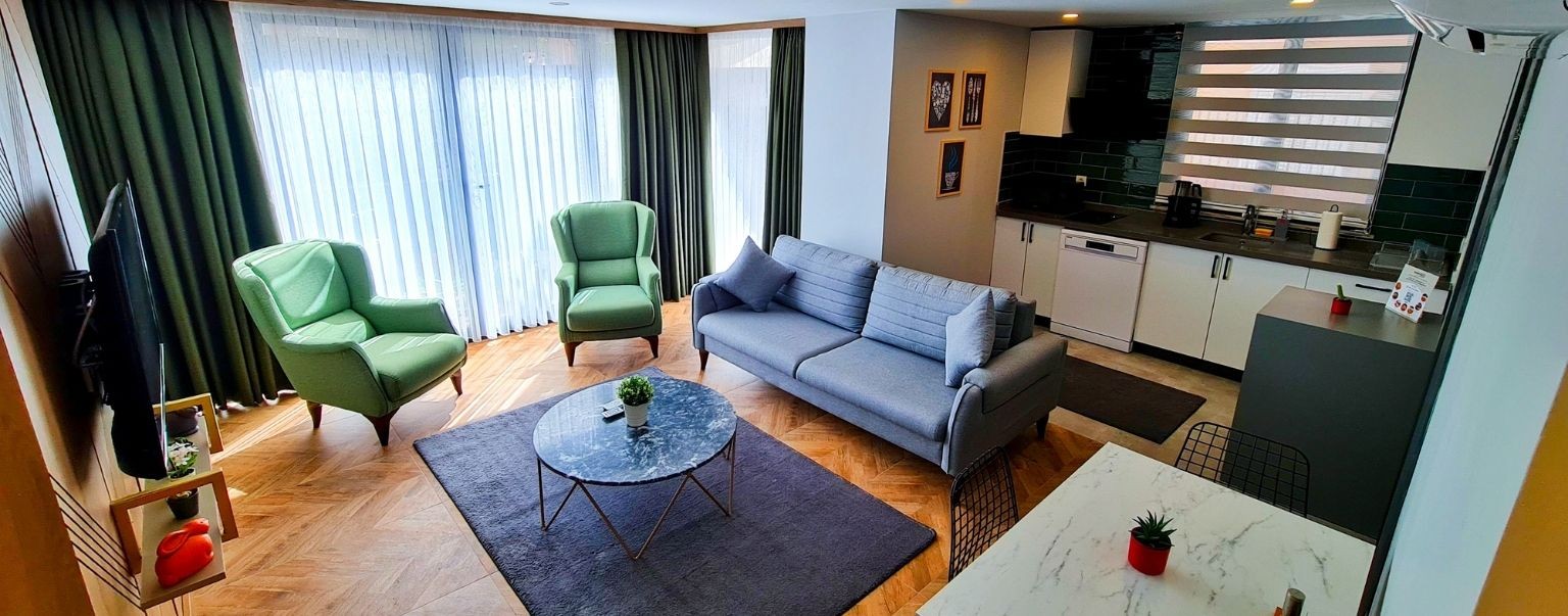 1+1 Apartment mit botanischem Gartenblick