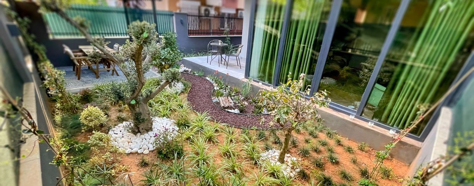 1+1 Apartment mit botanischem Gartenblick