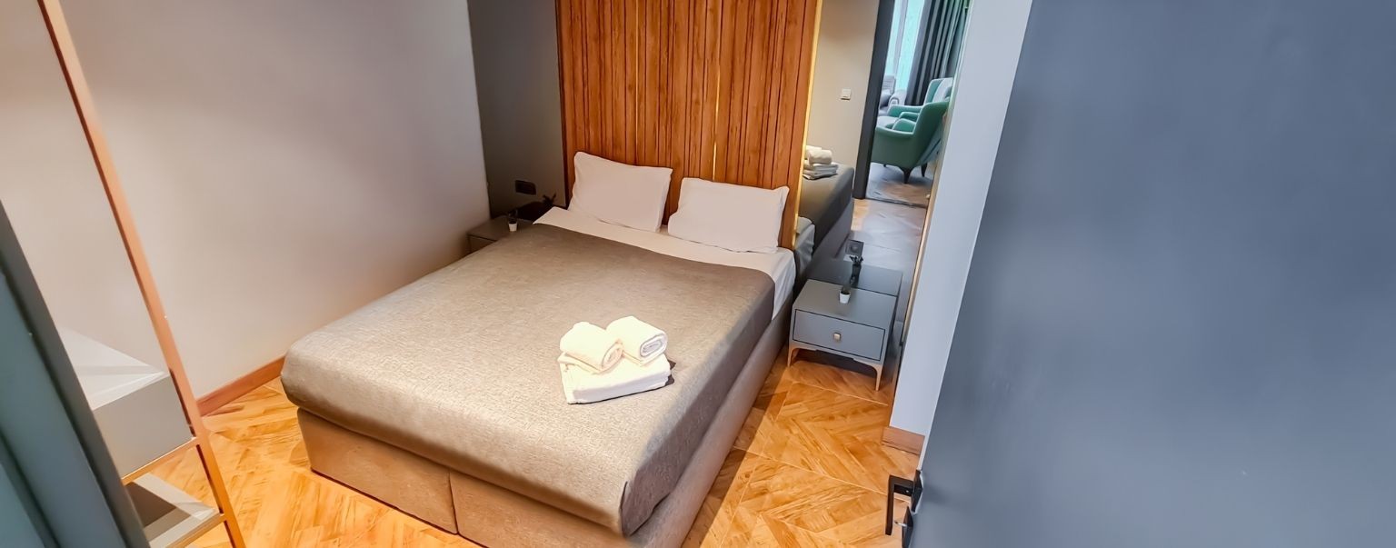 1+1 Apartment mit Garten